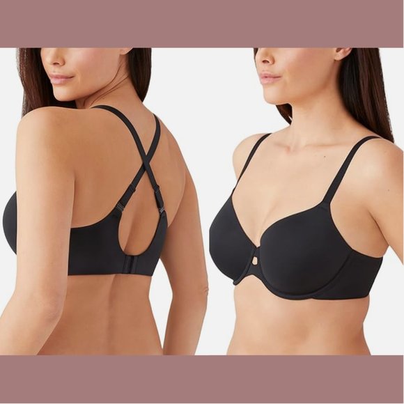 NWT $72 Wacoal [ 42DDD ] Superbly‎ Smooth Underwire Bra Black - Picture 2 of 10